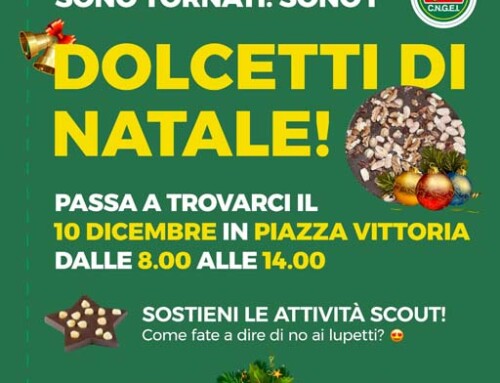 [3° Gruppo] Banchetto di autofinanziamento natalizio